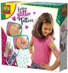 SES 14142 Modisch Fashion Glitter Tattoos, neutral, zzzz-s