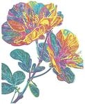 DIAMOND DOTZ 2594354 Original 5D Diamond Painting Set, Neon Blumen, mit...