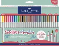 FABER-CASTELL - Goldfaber Creative Marker Set, 30 Filzstifte | Wasserfeste