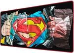 SUBSONIC - Superman XXL-Mauspad 90x40 cm | Offizielle Lizenz, Schreibtischunterlage