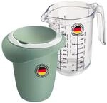 Westmark Quirltopf (1 l) und Messkanne Gerda (1 l) &ndash; Quirltopf mit...