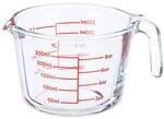 Relaxdays Messbecher Glas, 250 ml, hitzebest&auml;ndig, mikrowellengeeignet, Skala...