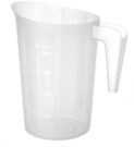 HENDI Messbecher, mit Skalierung, Stapelbar, Bruchsicher, 2,0L, &oslash;160x(H)205mm,