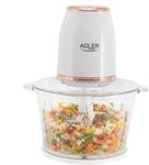 ADLER EUROPE Zerkleinerer 4 Klingen Edelstahl - 2L Glassch&uuml;ssel, 2 Stufen 