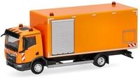 Herpa LKW Modell MAN TGL CC Koffer-LKW Fahrbahnreinigung im Ma&szlig;stab 1:87 
