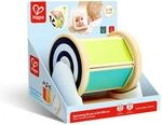 Hape Dreh-Trommel mit Spiegel, Montessori Spielzeug, Farbenfrohes Lernspielzeug...