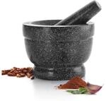 LACOR- 60516 - Granit Handm&ouml;rtel, K&uuml;chenm&ouml;rtel mit Mace, Nicht por&ouml;s Innenraum,
