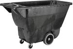 Rubbermaid Commercial Products 450lb Commercial Polyethylene Box Cart - Black