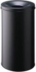 Durable Papierkorb Safe rund, selbstl&ouml;schender M&uuml;lleimer, 60l, schwarz 