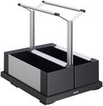 BLANCO Storage Caddy 40 | Kunststoff, Aluminium schwarzgrau | Komfortabler...