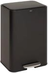 5five - rechteckiger treteimer &bdquo;delta 50 l, schwarz
