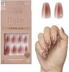 KISS Bare-But-Better Premium "Shine" 30 Kunstn&auml;gel Ros&eacute; Nude Mandel Coffin 