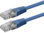 ROLINE Patchkabel Cat.6 (Class E), UTP, PoE, blau, 1 m