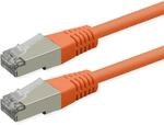 ROLINE Patchkabel Cat.6 (Class E), PoE, S/FTP (PiMF), orange, 5 m