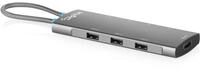DIGITUS USB-C Docking Station &ndash; 8-Port &ndash; 1x HDMI 2.0, 3X USB 3.2 Gen 1 | 2x...