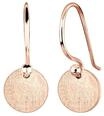 Elli Ohrringe Damen Ohrh&auml;nger Geo Pl&auml;ttchen Minimal Trend Matt in 925 Sterling