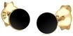Elli Ohrringe Damen Ohrstecker Kreis Basic Geo mit Emaille Schwarz | 925...