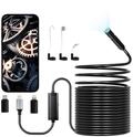 VEVOR Endoskopkamera mit 15 m langem Kabel, 1920P HD-Inspektionskamera f&uuml;r...