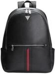 GUESS Rucksack Laptoprucksack mit Laptopfach Torino Backpack Black schwarz