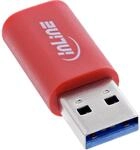 InLine USB-Datenblocker Adapter USB-A Stecker auf USB-C Buchse, sicheres Laden...