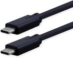 ROLINE USB 3.2 Gen 2 kompatibles Kabel, C-C, ST/ST, 10Gbit/s, Emark, 100W,...