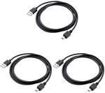 AKYGA Mini USB B 2.0 Stecker 5 Polig Kabel Sync Datenkabel Nikon Kamera 1.8 m