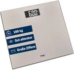 TFA Dostmann Personen Digitalwage Step Steel mit invertierter Anzeige, 50.1016,