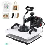 VEVOR Transferpresse 29x38cm Sublimationmaschine 900W Textilpresse | Schwenkarm