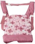 Bayer Chic 2000 Puppen-Tragegurt | Puppentrage | Flowers Rosa | Bequemer Tragegurt