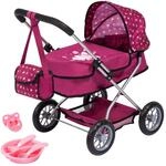 Idena Puppenwagen Smarty mit Umh&auml;ngetasche, ca. 58 x 37,5 x 57 cm | klappbarer