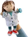 HABA Handpuppe &Auml;rztin &ndash; Pl&uuml;sch Rollenspiel f&uuml;r Kinder ab 18 Monaten | Mit