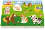 Viga Toys - Sound- und Steckpuzzle - Bauernhof