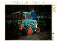 CALVENDO Puzzle Oldtimer Traktor Hanomag | 1000 Teile Lege-Gr&ouml;&szlig;e 64 x 48 cm