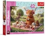 Trefl - Puzzle 300 Teile, S&uuml;&szlig;es Picknick, Puzzle mit Tieren, 8+ | F&ouml;rdert