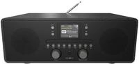 Reflexion DAB+ Digitalradio mit CD, Bluetooth, USB, AUX-In, UKW, Schwarz 