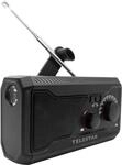 TELESTAR TOP NR 1 &ndash; Notfallradio mit 2000 mAh Akku, UKW &ndash; Schwarz | Kompaktes