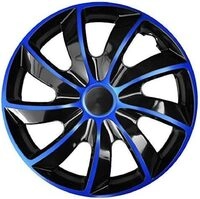 Radzierblende Quad schwarz/blau 17 Zoll 4er Set