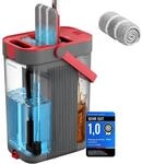 SONGMICS Wischmopp-Set mit Eimer, Bodenwischer, 1 Mikrofaserbezug | Trennung von