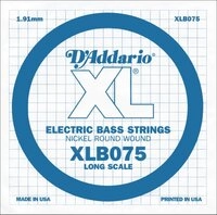 D'Addario XLB075 Einzelsaite (Gr&ouml;&szlig;e: XL) Nickel Wound 075 Long Scale