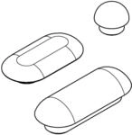 GROHE Schalld&auml;mpfer (f&uuml;r Sitz und Deckel, 2 Stck f&uuml;r Deckel + 4 Stck f&uuml;r den