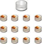 APS 19000 Mini-Schale THE GRID Glas, 12er Set, 45 ml, &Oslash; 6 cm, H&ouml;he 3,5 cm 
