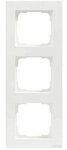 OPUS&reg; 55 Kubus Abdeckrahmen 3-fach Polarwei&szlig; Elegantes Zeitloses Design F&uuml;r