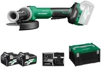 HIKOKI Akku Winkelschleifer G3615DVF (36V, 1x2,5 Ah Li-ion Akku, Schleifscheiben