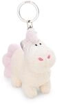 NICI Schl&uuml;sselanh&auml;nger Einhorn Creamy Pink 10cm - Weiss - Treuer-Begleiter...