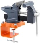 VEVOR Schraubstock, 114,3mm, Tischschraubstock mit 270&deg;-Schwenkbasis,