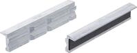 BGS 9285 | Schraubstock-Schutzbacken | 2-tlg. | Aluminium | Breite 150 mm | mit