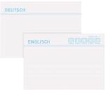 Herlitz Karteikarte A8, liniert, 4 Farben + wei&szlig;, Blauer-Engel-zertifizert, 200