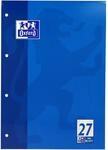 Oxford 100050352 Schulblock Linien 27 - A4, 50 Blatt, 90 g/qm, 4-fach Lochung
