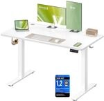 VASAGLE Schreibtisch H&ouml;henverstellbar, Memory-Funktion mit 4 H&ouml;hen | 120 x 60...