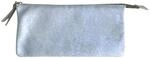 Clairefontaine 400046C Ledermappe Kollektion Feder 22x11cm 2 F&auml;cher Blau